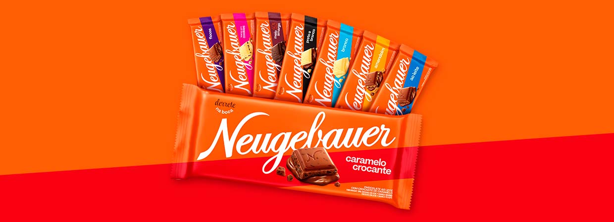 Neugebauer apresenta novo sabor no portfólio de barras de chocolate